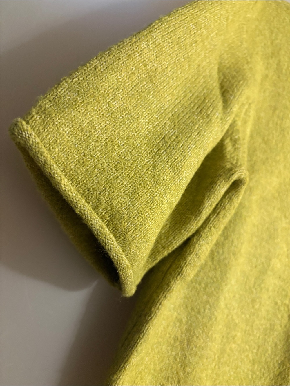 NEW Simons Contemporaine Short-Sleeve Knit Top in Green - Picture 4 of 9